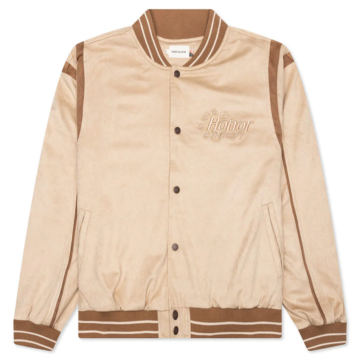 Oil Head Varsity - Tan