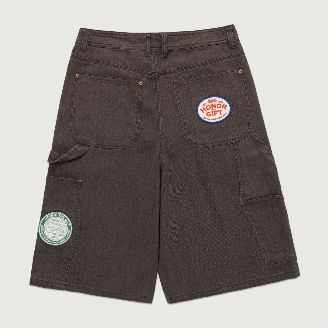 Twill Carpenter Short - Black